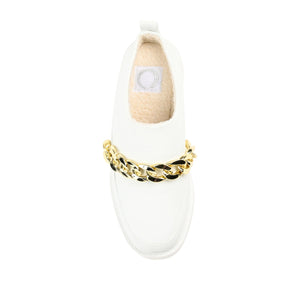 SHEAH LOAFER CLOGS IN VEGAN LEATHER - White