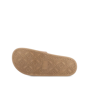 SHEENA SLIP ON BEACH SANDALS - Brown