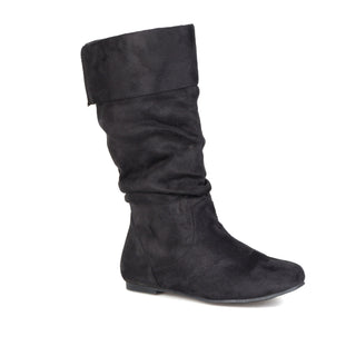 SHELLEY KNEE HIGH BOOTS IN FAUX SUEDE