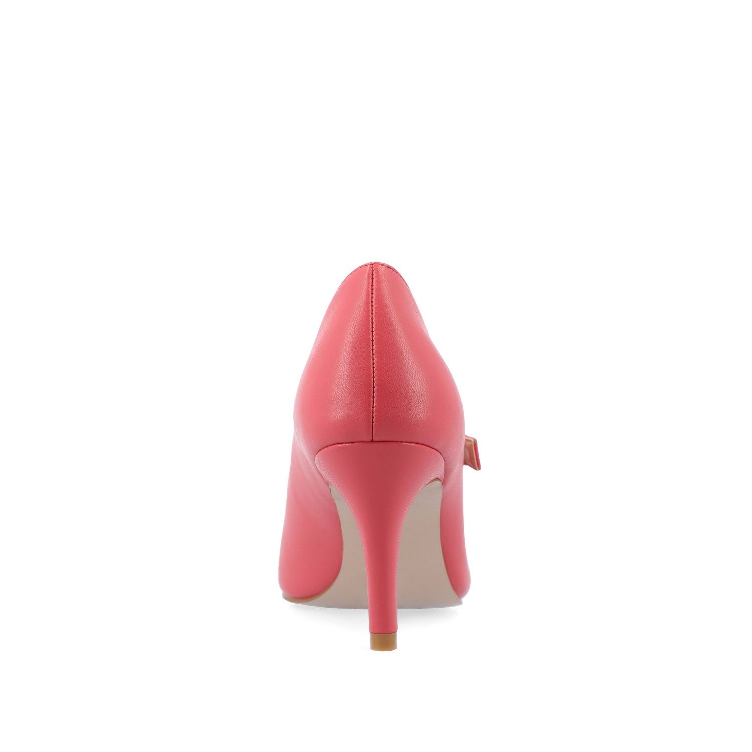 SIDNEY STILETTO PUMP HEELS IN NARROW - Coral
