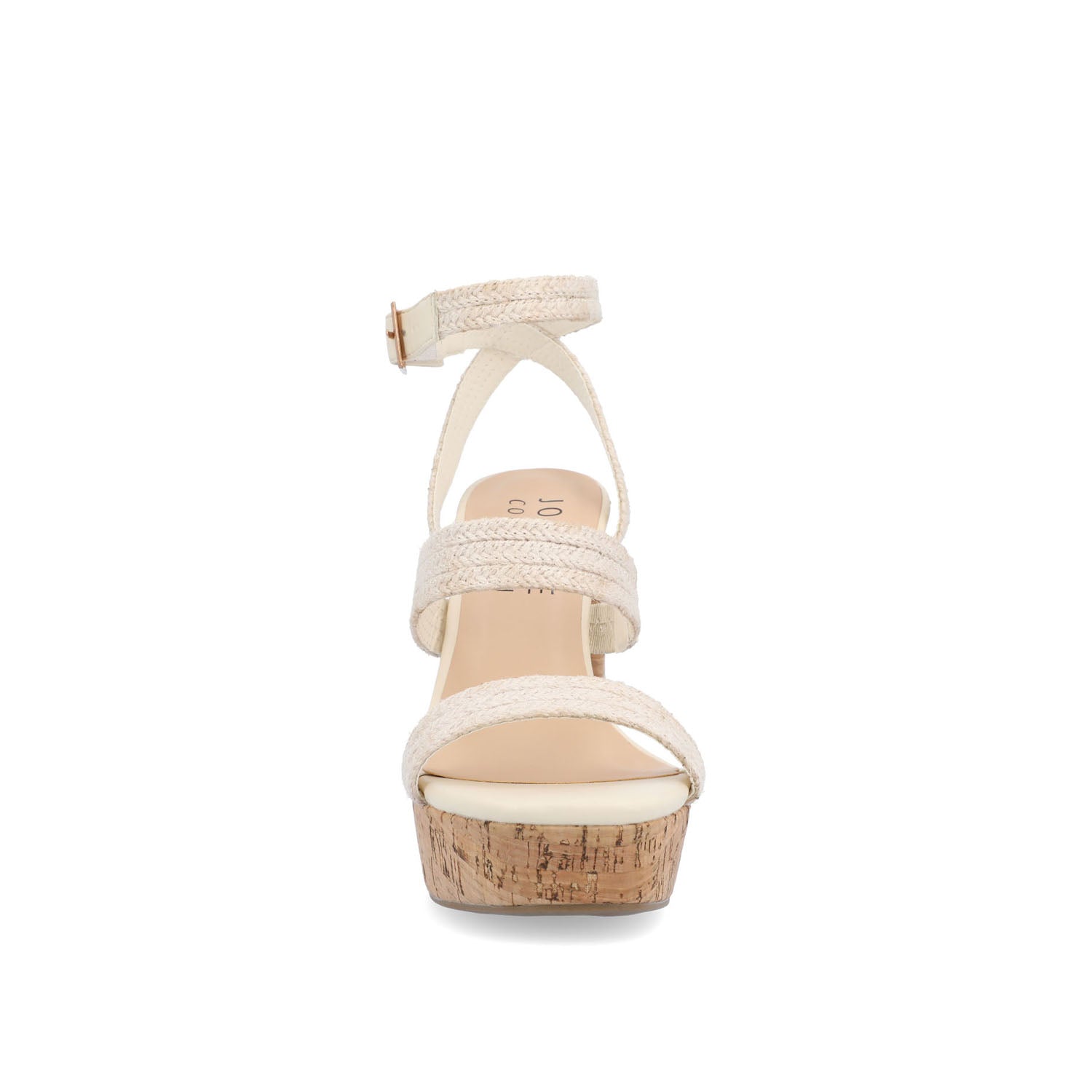 SIENNE HEELED SANDALS IN ROPE - Ivory