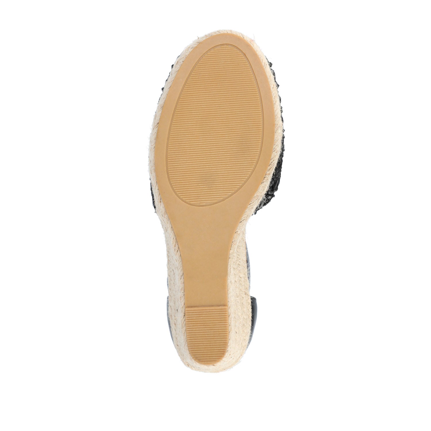SIERRA WEDGE SANDALS IN FAUX LEATHER