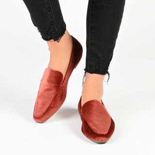 SILAS SQUARE TOE LOAFER IN VELVET