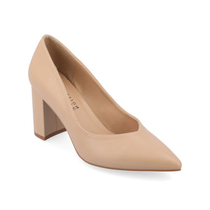SIMONNE PUMP HEELS IN COOL SHADES - Almond