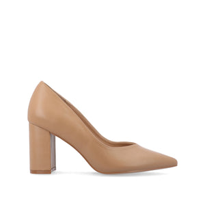 SIMONNE PUMP HEELS IN WARM SHADES - Caramel