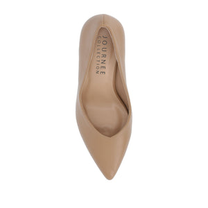 SIMONNE PUMP HEELS IN WARM SHADES - Caramel