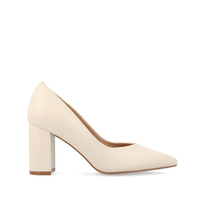 SIMONNE WARM SHADE PUMP HEELS IN WIDE - Cream
