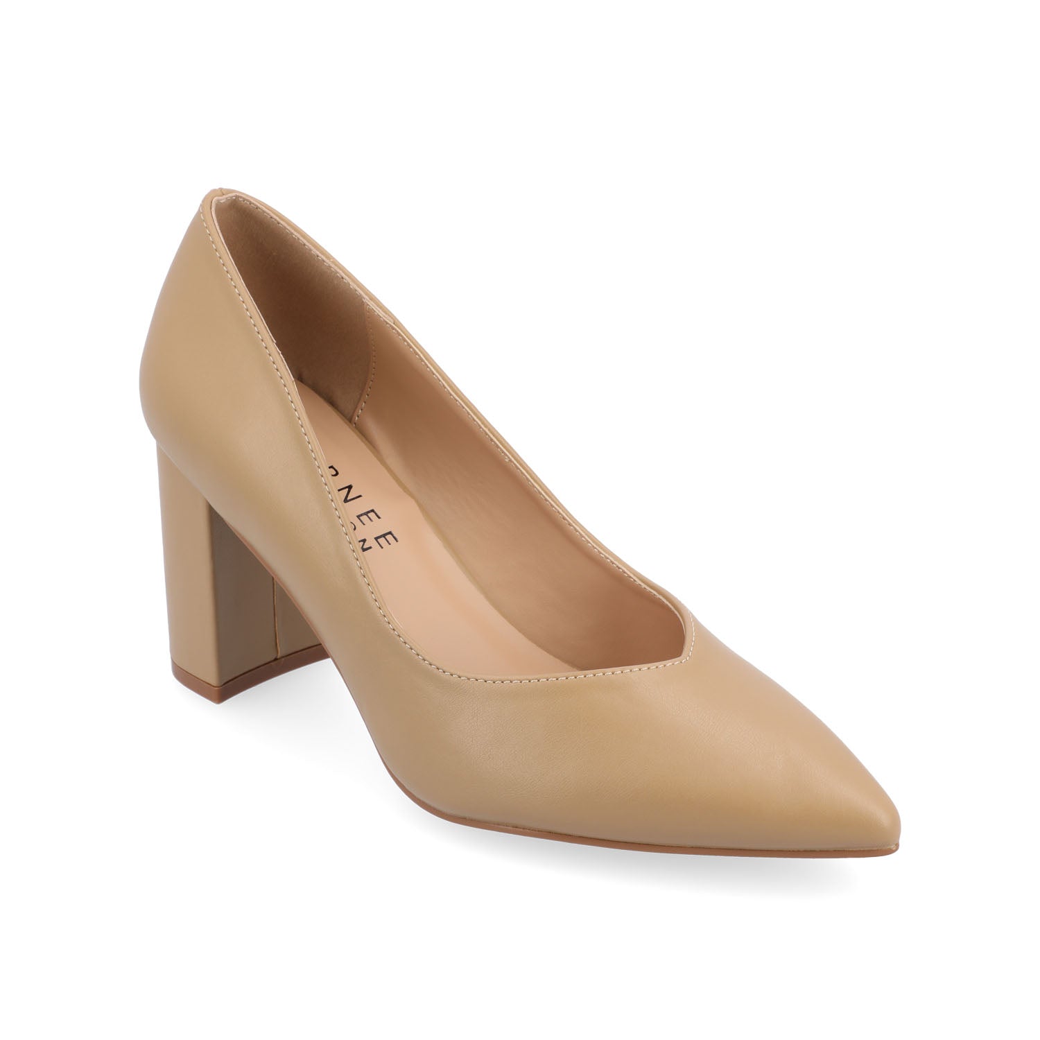 SIMONNE PUMP HEELS IN WARM SHADES - Honey