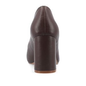 SIMONNE PUMP HEELS IN COOL SHADES - Mahogany