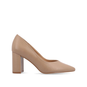 SIMONNE COOL SHADE PUMP HEELS IN WIDE - Mocha