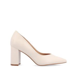 SIMONNE COOL SHADE PUMP HEELS IN WIDE - Porcelain