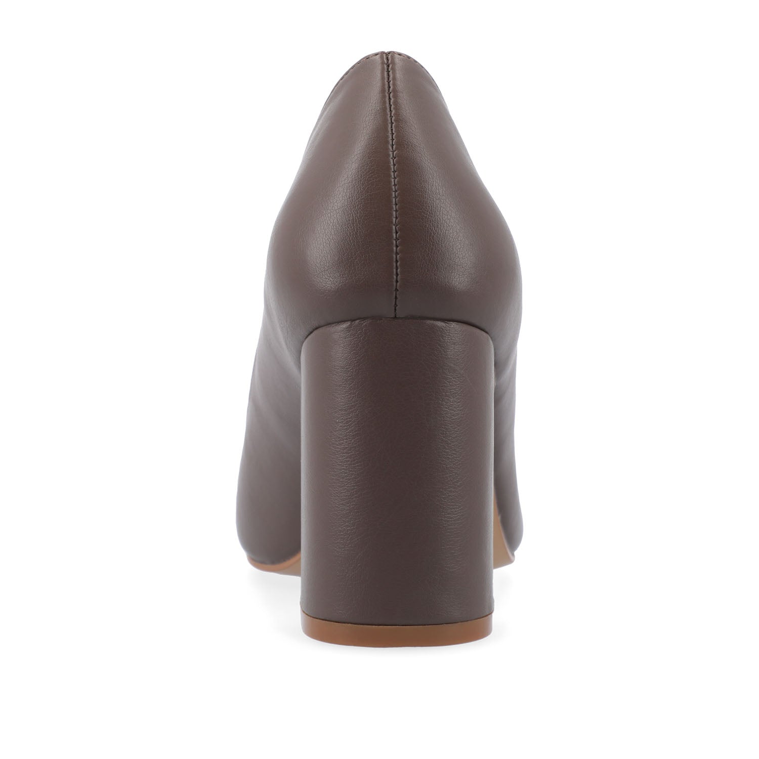 SIMONNE WARM SHADE PUMP HEELS IN WIDE - Truffle