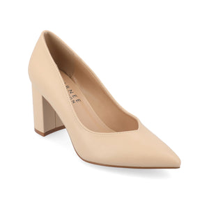 SIMONNE WARM SHADE PUMP HEELS IN NARROW - Shell