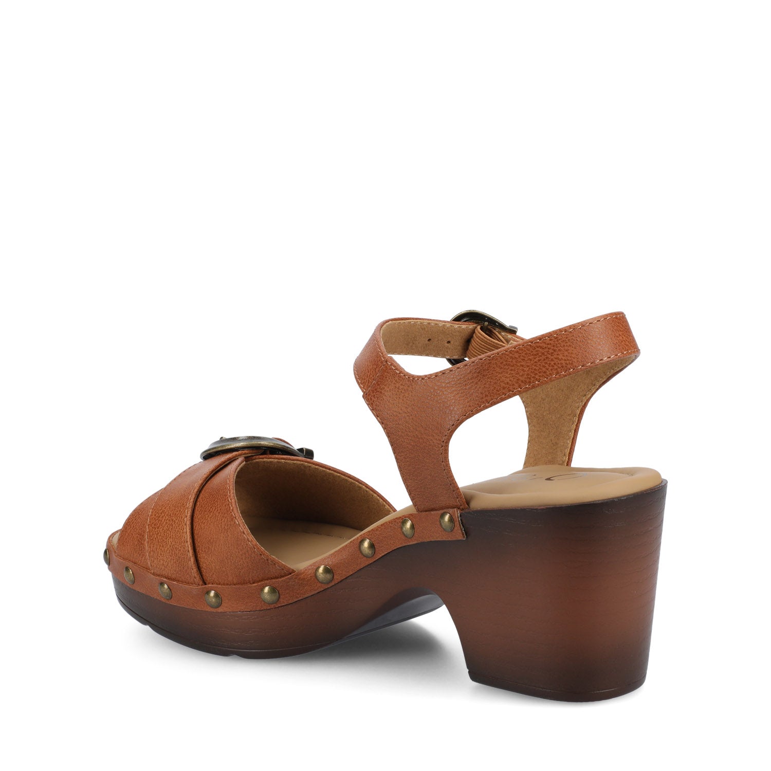 SISILIA CLOG SANDALS - Cognac