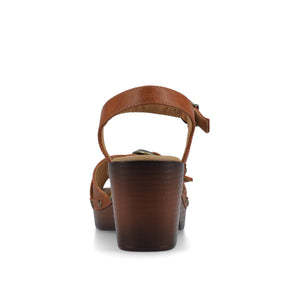 SISILIA CLOG SANDALS - Cognac
