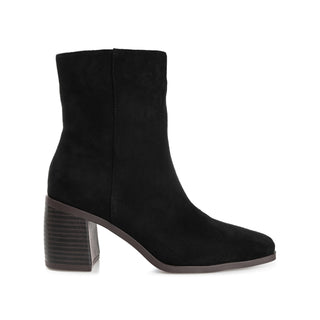 SLOANN HEELED BOOTIES IN FABRIC