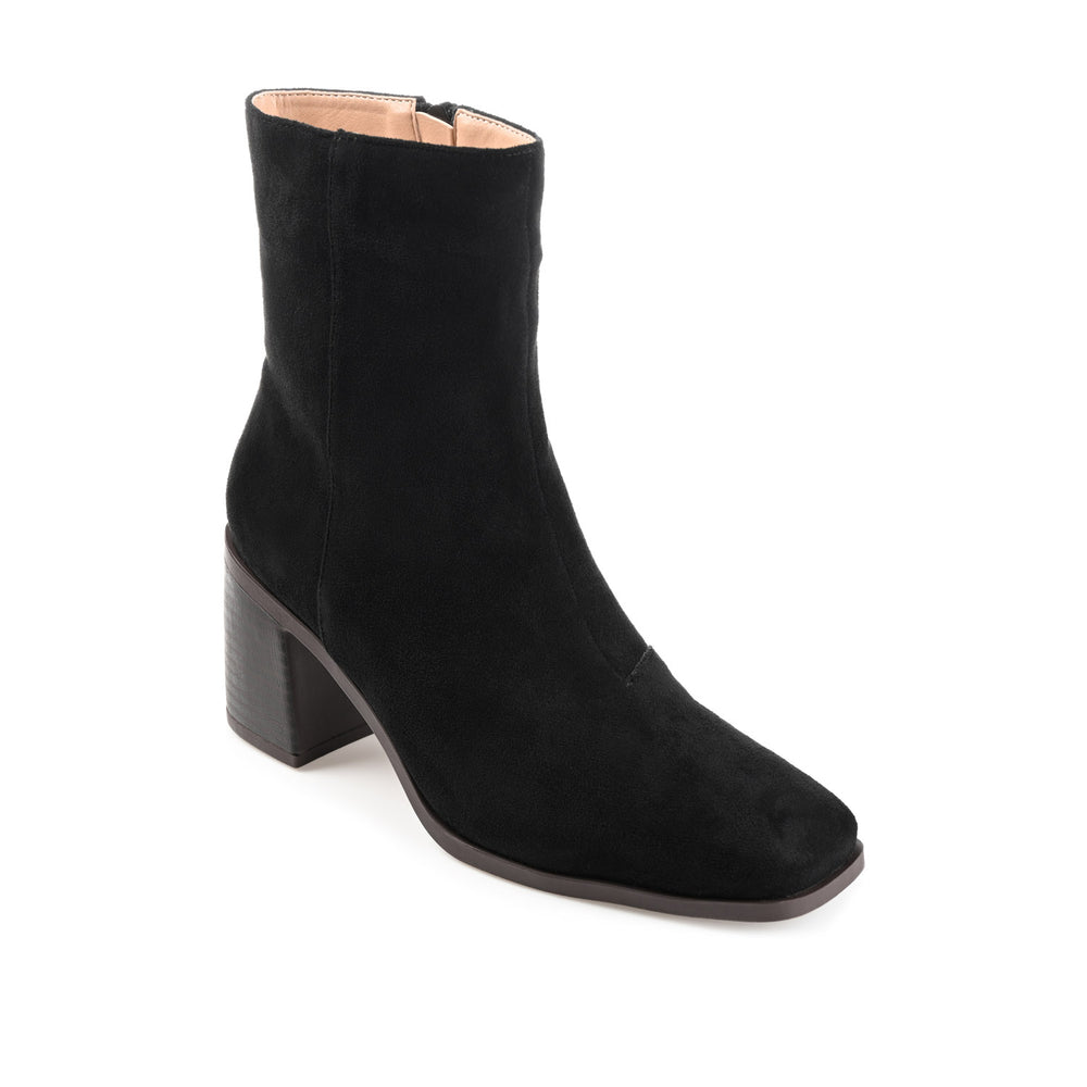 SLOANN HEELED BOOTIES IN FABRIC