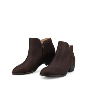 SOLARAH WESTERN ANKLE BOOTIE - Vintage Chocolate