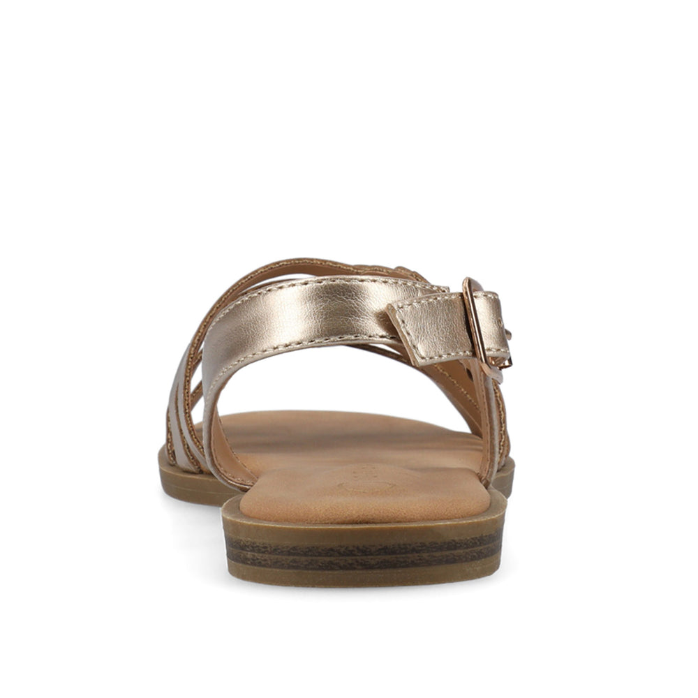 SOLAY MULTI STRAP SANDALS IN FAUX LEATHER