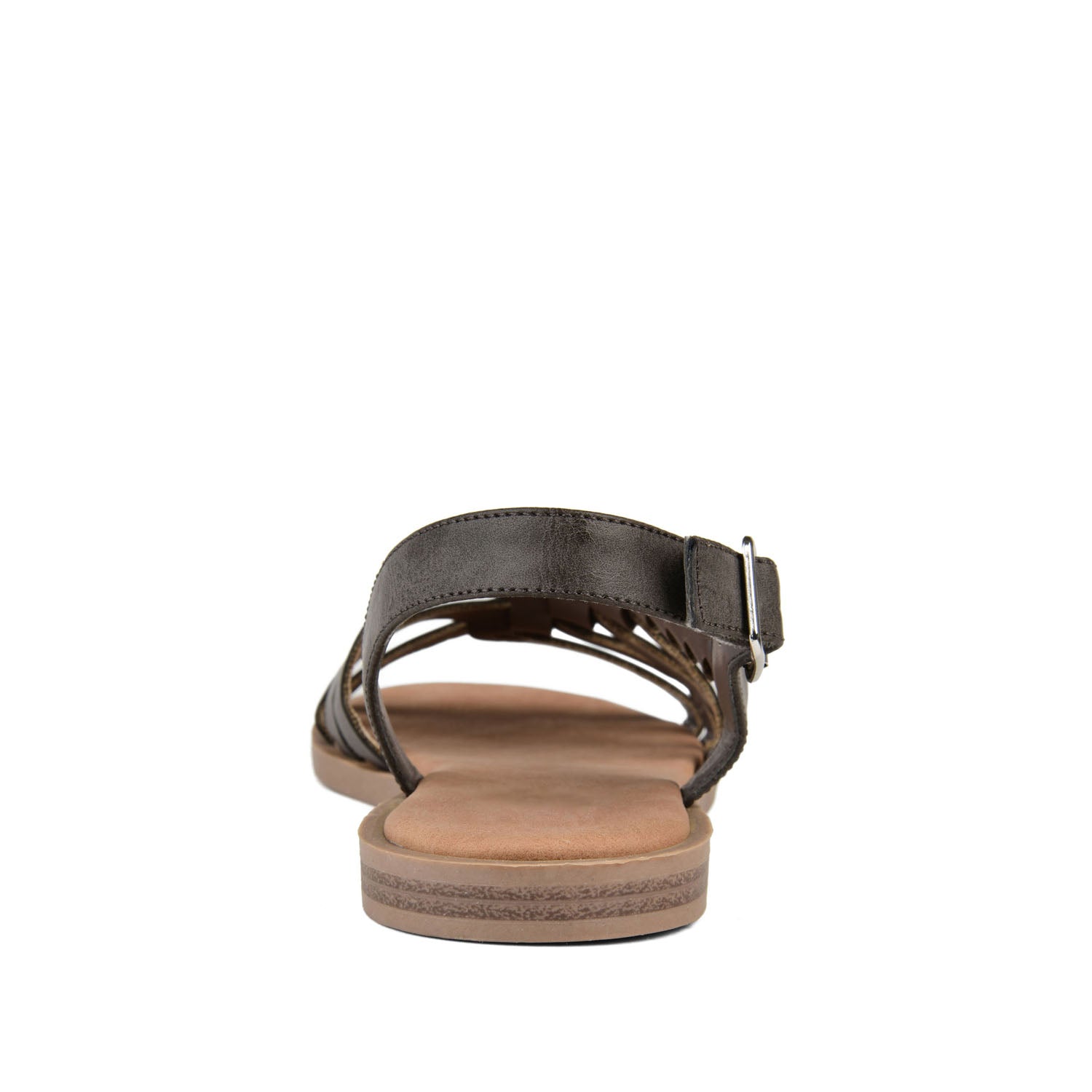 SOLAY MULTI STRAP SANDALS IN VEGAN LEATHER - Grey