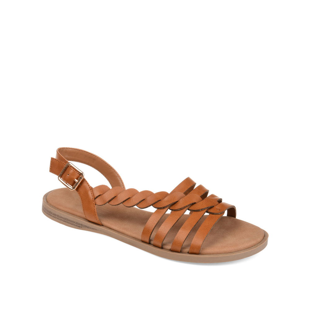 SOLAY MULTI STRAP SANDALS IN FAUX LEATHER