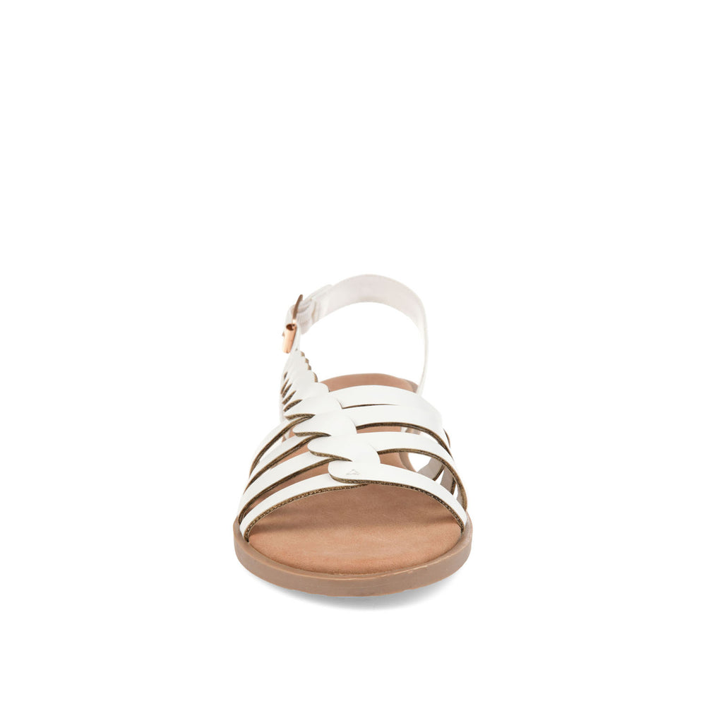 SOLAY MULTI STRAP SANDALS IN FAUX LEATHER