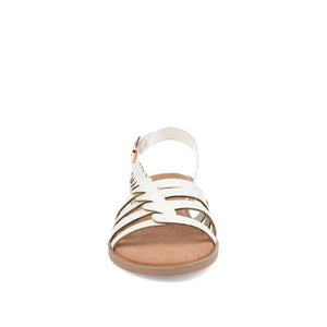 SOLAY MULTI STRAP SANDALS IN FAUX LEATHER