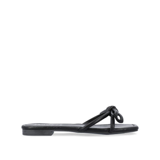 SOMA SLIDE SANDALS IN FAUX LEATHER