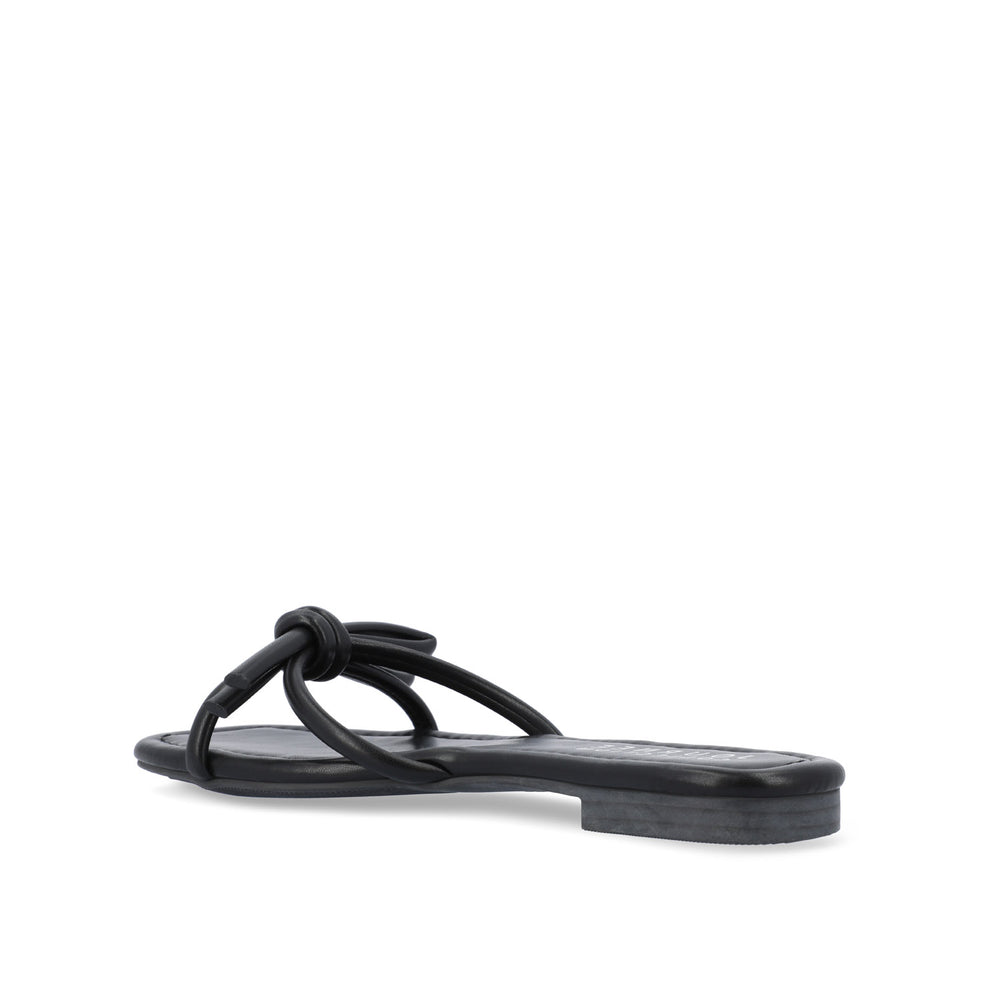 SOMA SLIDE SANDALS IN FAUX LEATHER