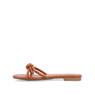 SOMA SLIDE SANDALS IN FAUX LEATHER