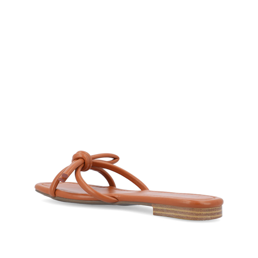 SOMA SLIDE SANDALS IN FAUX LEATHER