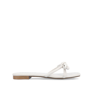 SOMA SLIDE SANDALS IN FAUX LEATHER