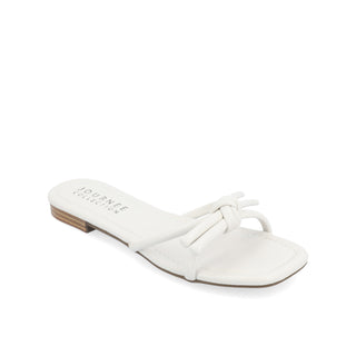 SOMA SLIDE SANDALS IN FAUX LEATHER