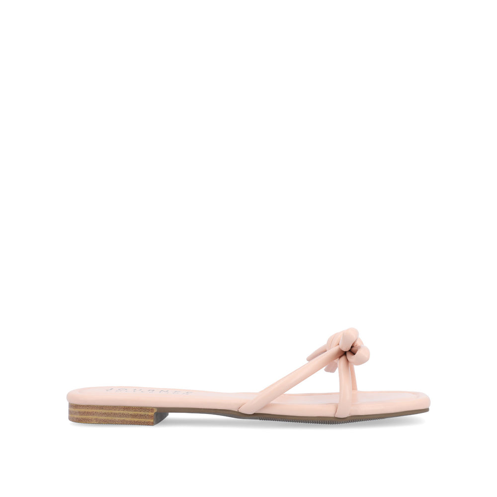 SOMA SLIDE SANDALS IN FAUX LEATHER