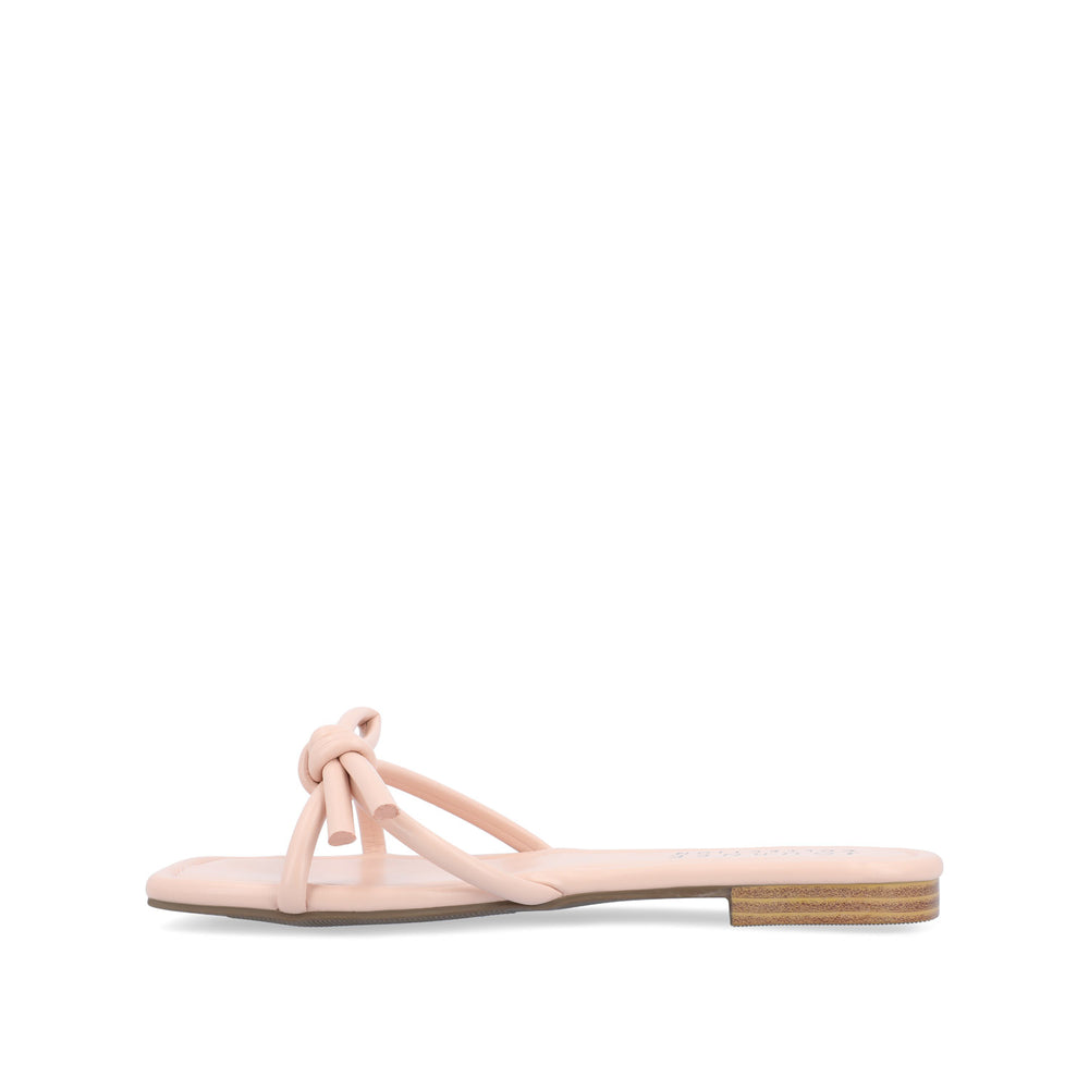 SOMA SLIDE SANDALS IN FAUX LEATHER