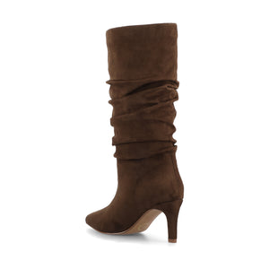 SONNET SLOUCHY BOOTS IN WIDE WIDTH & CALF - Chocolate