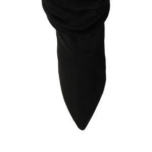 SONNET SLOUCHY BOOTS IN EXTRA WIDE CALF - Black