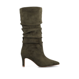SONNET SLOUCHY BOOTS IN EXTRA WIDE CALF - Olive