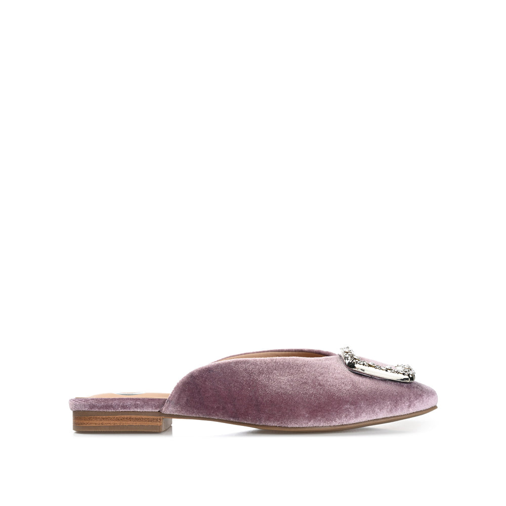 SONNIA DRESSY MULE FLATS IN VELVET