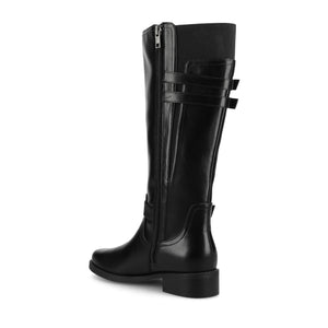 SONNY KNEE HIGH BOOT IN WIDE CALF - Black