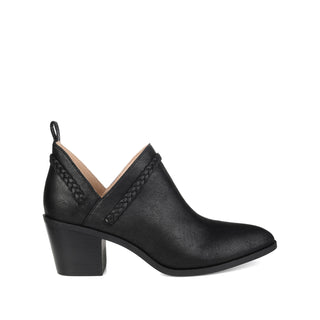 SOPHIE BLOCK HEELED BOOTIES IN FAUX LEATHER