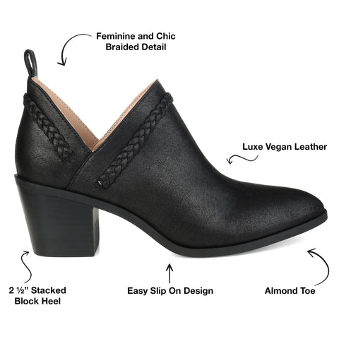 Sophie Bootie | Women's Cut Out Booties | Journee Collection
