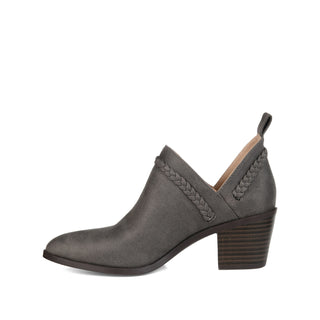 SOPHIE BLOCK HEELED BOOTIES IN FAUX LEATHER