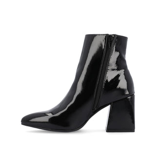 SORREN BLOCK-HEELED BOOTIES IN PATENT