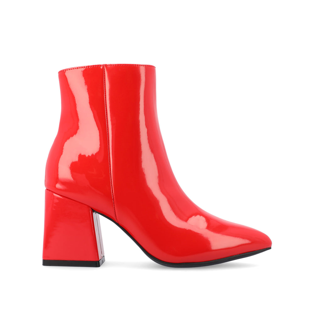 SORREN BLOCK-HEELED BOOTIES IN PATENT