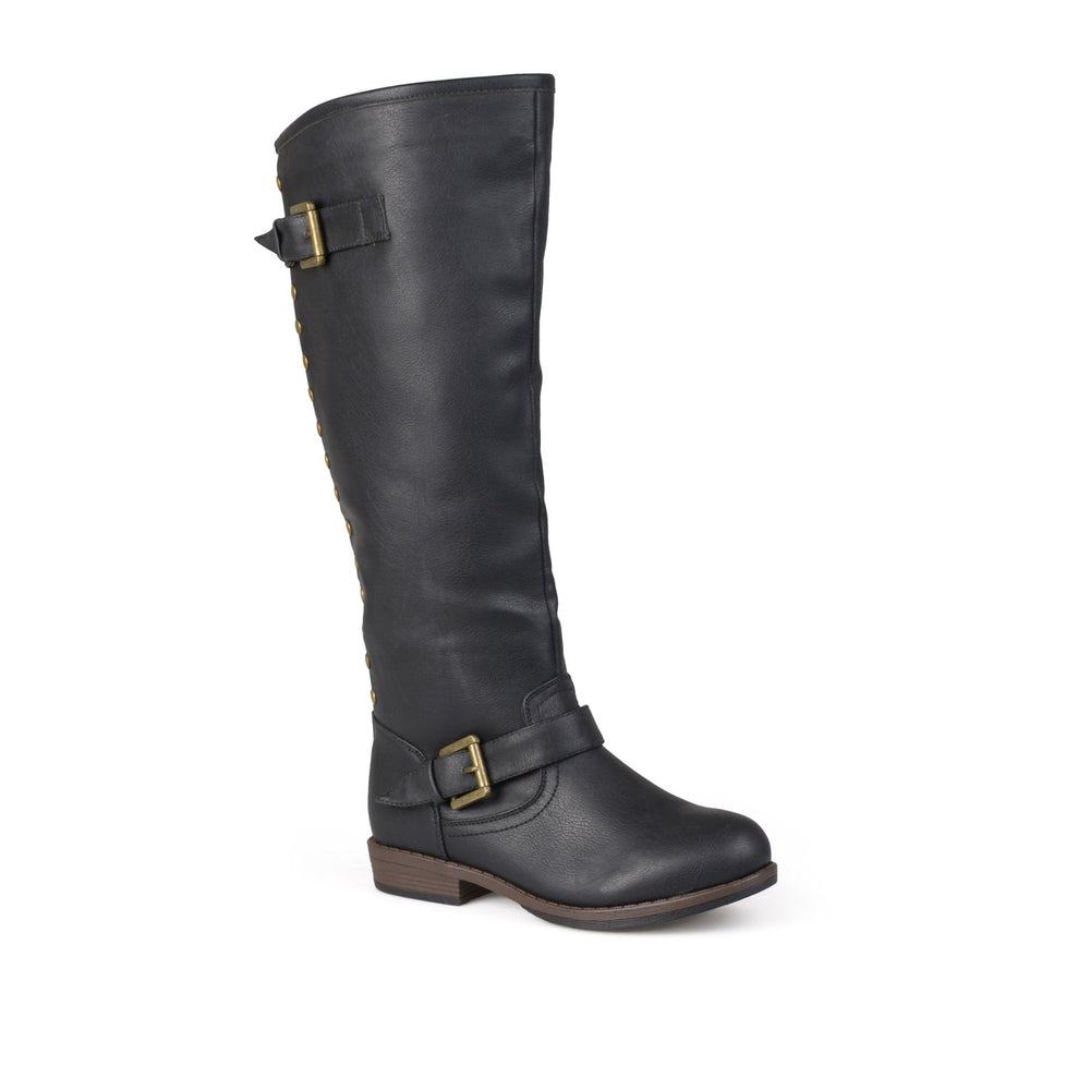 SPOKANE RIDING BOOTS IN FAUX LEATHER