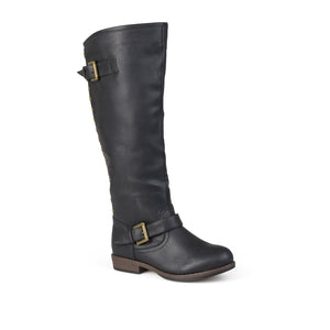 SPOKANE RIDING BOOTS IN WIDE CALF - Black