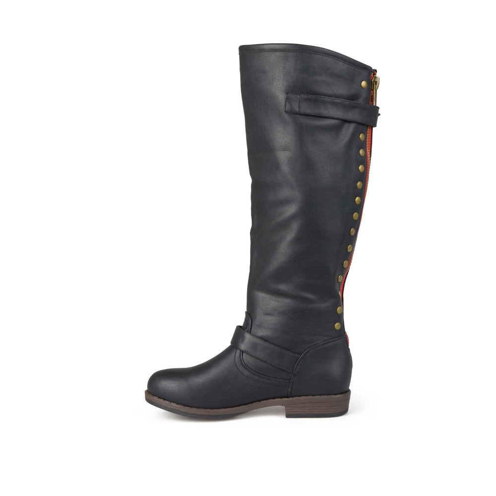 SPOKANE RIDING BOOTS IN FAUX LEATHER