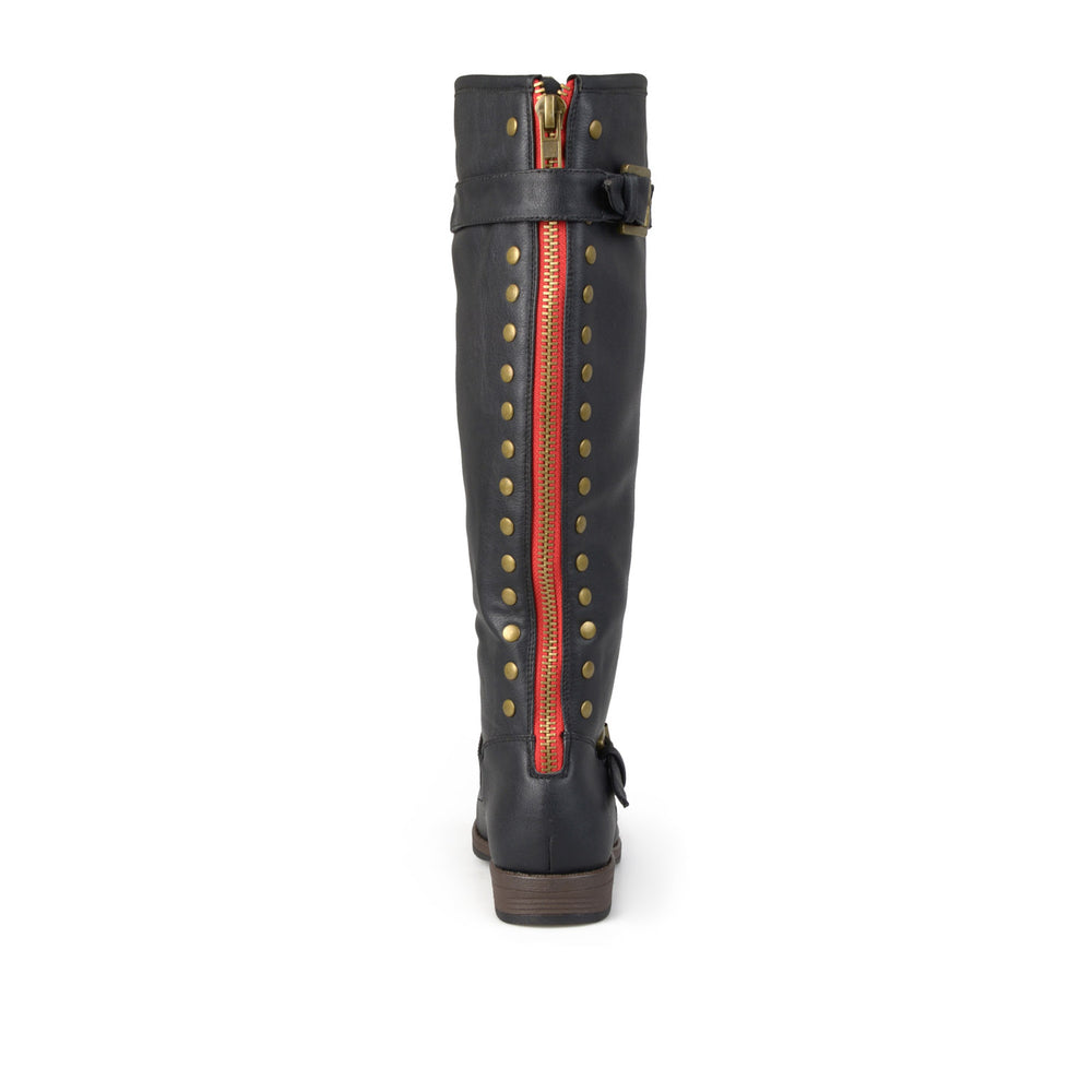 SPOKANE RIDING BOOTS IN FAUX LEATHER