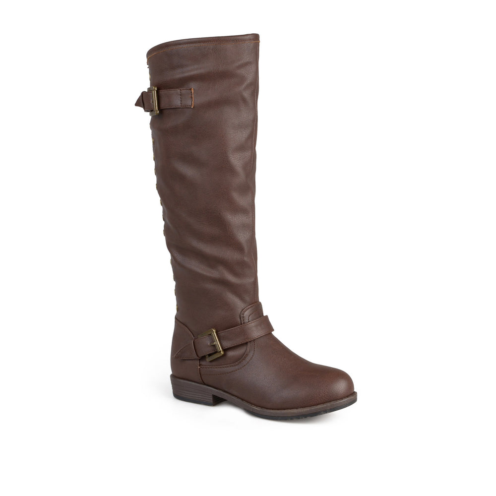 SPOKANE RIDING BOOTS IN FAUX LEATHER